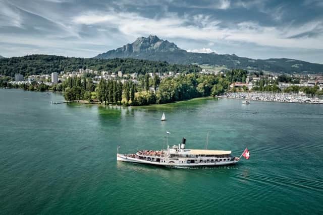 All aboard Legends of Lake Lucerne - a passage of discovery, dwarfed by amazing Alpine peaks (Luzern Tourismus)