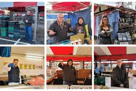 Joe Fitzpatrick (top left) closed down his longstanding stall, Les and Hung Vo (top middle) are both struggling , with Hung selling his house and Les going into massive debt to survive, Lesley McDonald (top right) closed down her stall, butcher Nick Walters (bottom left) continues to struggle on, Luq Singh (bottom middle) has closed down his stall, Mick Andreoli (bottom right) continues to struggle on.