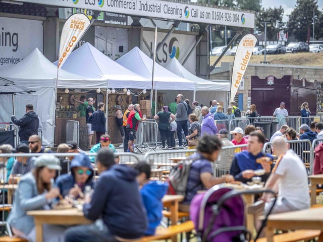 The Northampton Sausage and Cider Festival at Sixfields Stadium on Saturday, June 25 2022.