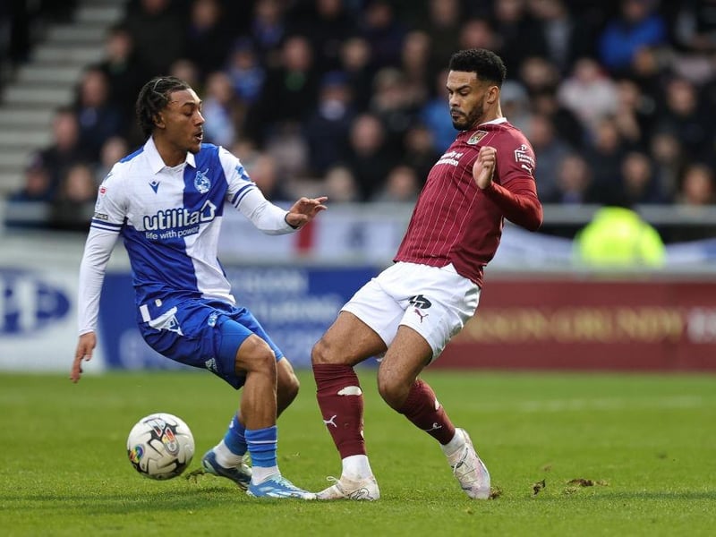 Chosen at right-back with Sherring returning to centre-half and it proved the right call by Brady. Defended with aggression and intelligence against the dangerous Sinclair and shut down most attacks on that side. Highlight was an excellent block from Thomas.... 7.5