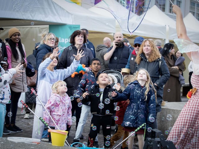 The Northamptonshire Day celebrations took place in Northampton Market Square on Saturday, October 25