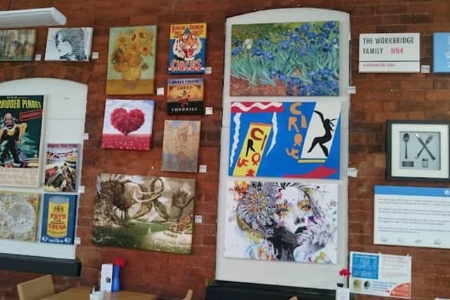Therapy Artworks within The Cafe