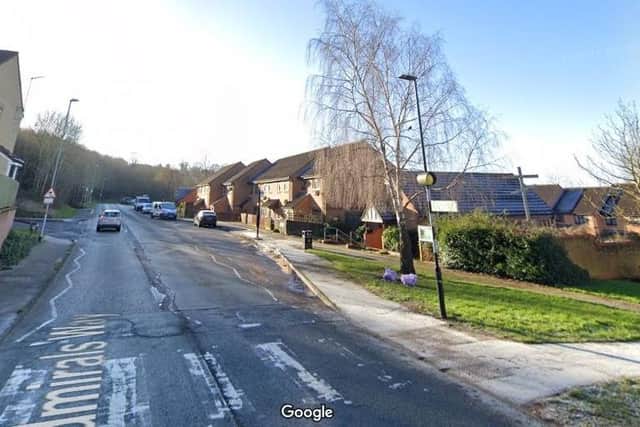 Police are appealing for witnesses or drivers with dashcams following Saturday night's incident in Admirals Way, Daventry