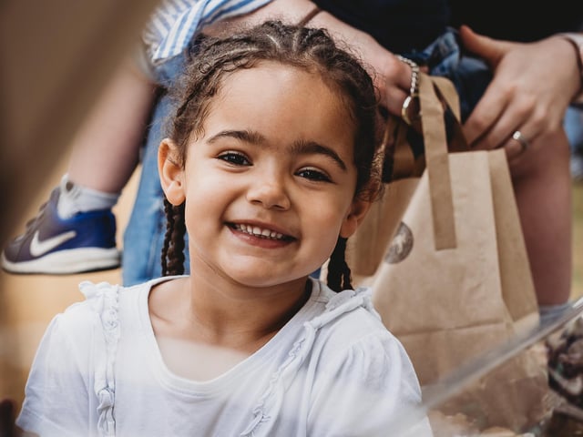 The family day of food, music and games was attended by nearly 700 members of the Northampton community, who wanted to show their continued support.