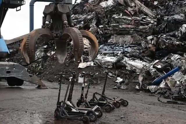 Police recently released footage of what could happen to your private e-scooter if you are caught riding it on a public road.
