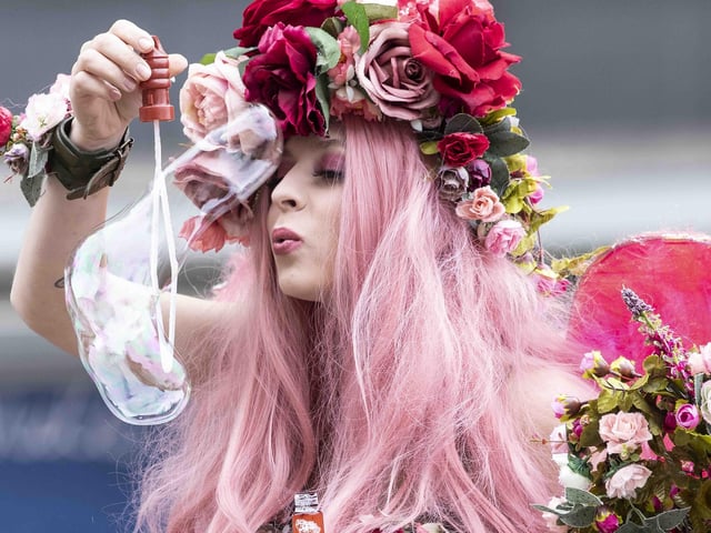 Hundreds enjoyed music, circus acts, and memories from the decade during a sixties celebration event in Northampton's Market Square on Saturday (September 24).