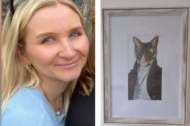 Isobella Knight known as Izzy who was killed in Burton Latimer and some of her artwork /Family photo via Northants Police