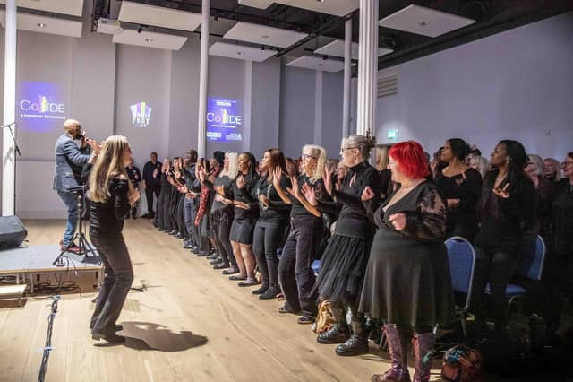 A launch night was held for the music concept, ahead of a taster session a show where 200 voices will be heard.