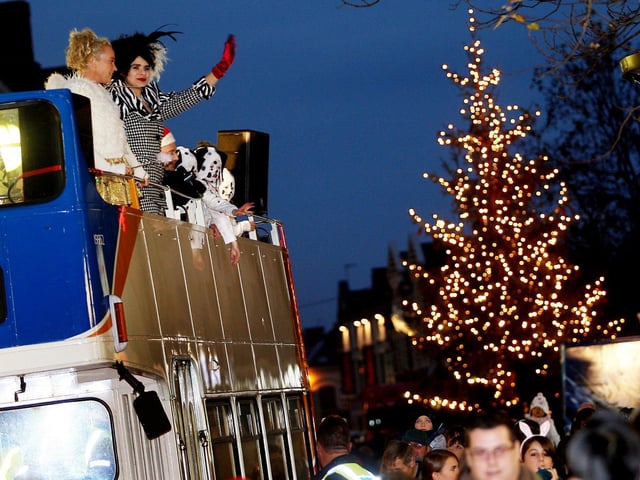 Georgina Roberts as Cruella De Vil from the Royal Theatre production of 101 Dalmatians in 2007.