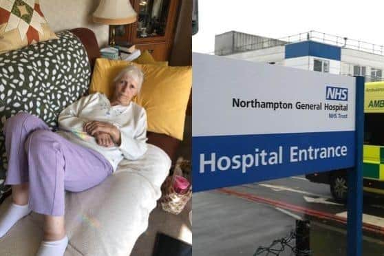 Patricia (left) was made to sit and sleep in a chair for 48 hours at A&E before her daughter took her home to recover