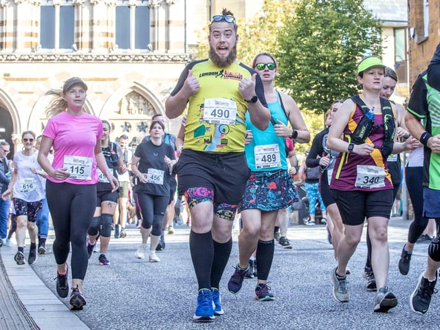 Hundreds of runners took part in the half marathon on Sunday September 15, 2024.