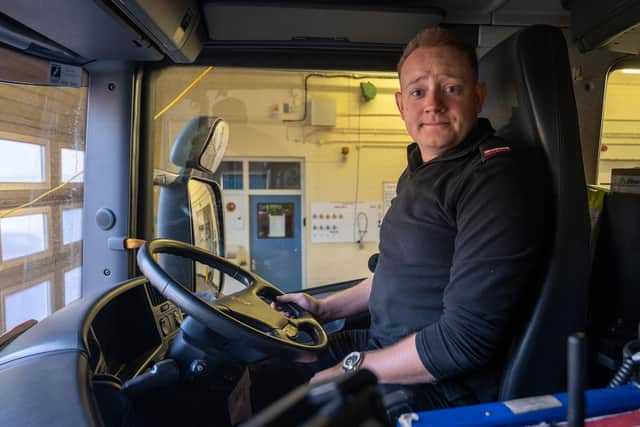 Towcester on-call firefighter Richard Woods