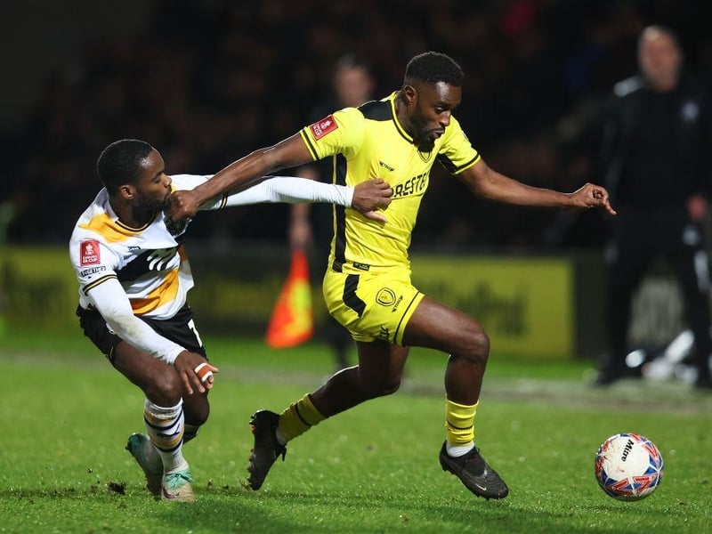 Last club: Burton AlbionPosition: Attacker