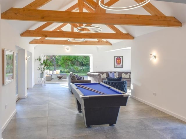 This seven bedroom home that is modern throughout, but maintains traditional features is on the market for a guide price of £2 million.