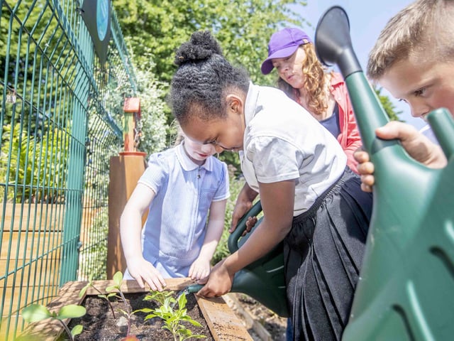 Briar Hill Primary School unveiled its new garden on Friday (June 9) to promote the importance of green space for children.