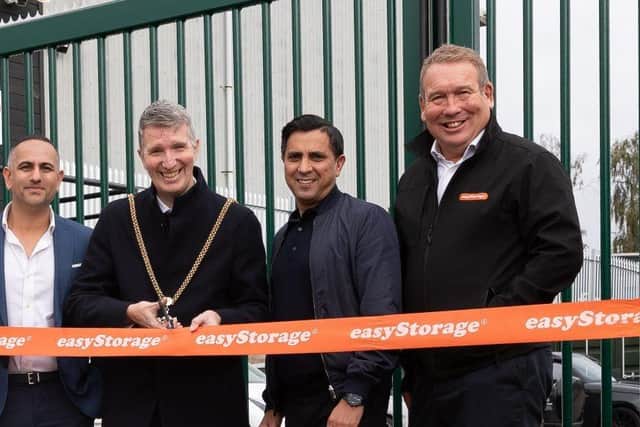 Bimal Barchha, Mayor Paul Joyce, Lacky Sohal, Nigel Dawson (Left to right)