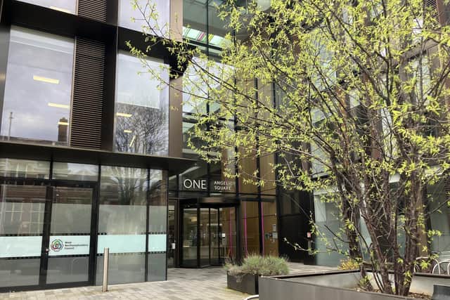 One Angel Square, Northampton, headquarters of West Northamptonshire Council. (Image: Nadia Lincoln LDRS)