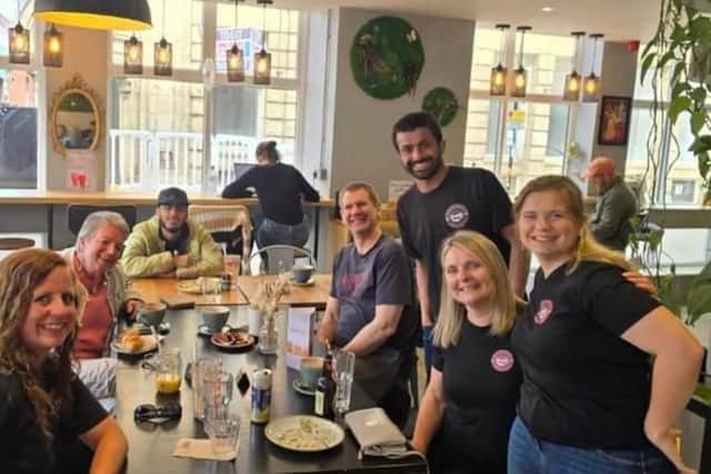 An average of 12 people typically attend Esquires on the first Saturday of each month, when the group has a dedicated table between 2pm and 5pm.