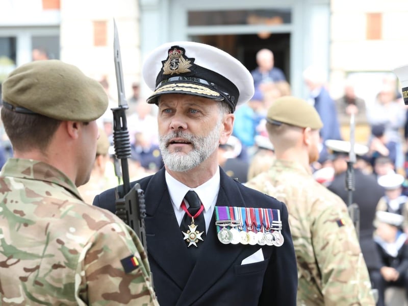 Kettering town centre: crowds line town centre to welcome The Royal Anglian Regiment for Armed Forces Day parade /National World
