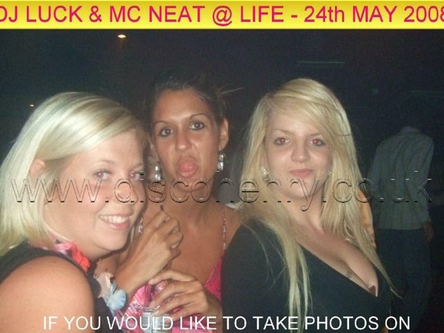 Nostalgic pictures from a DJ Luck gig in Northampton