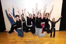 All of the girls at Northants Dance class at the University of Northampton's Isham Dance hall after they were awarded funding celebrate. Picture taken in 2007.