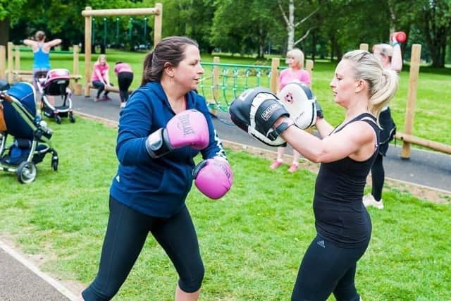 Claire Brown founded Active Mummies in 2016 with the aim of making fitness affordable, accessible and achievable, and becoming the go-to for the county’s community of women.
