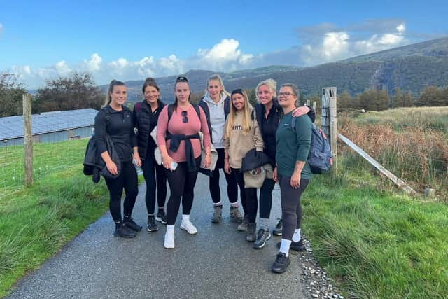 The Windermere team on the Snowdon climb