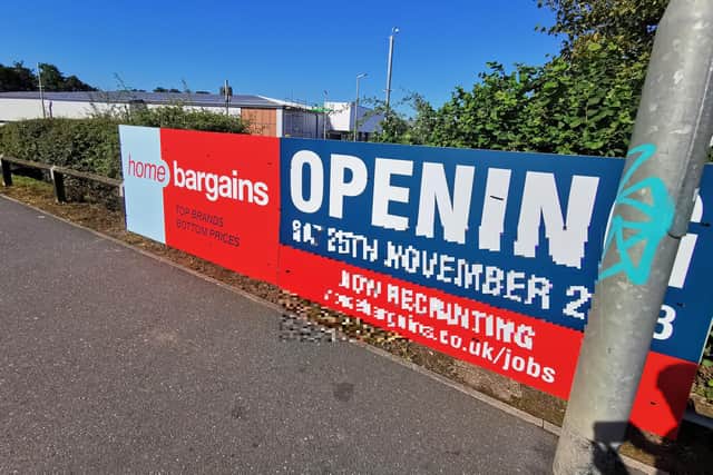 Home Bargains is opening at the former Toys R Us in St James' Retail Park