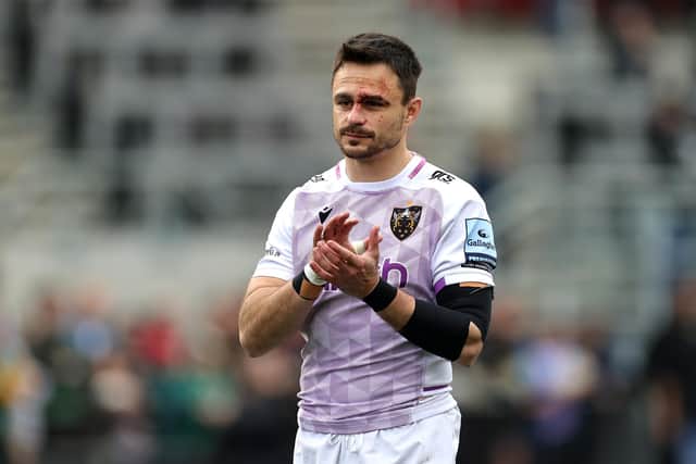 Tom Collins' final game for Saints came against Saracens in May (photo by David Rogers/Getty Images)