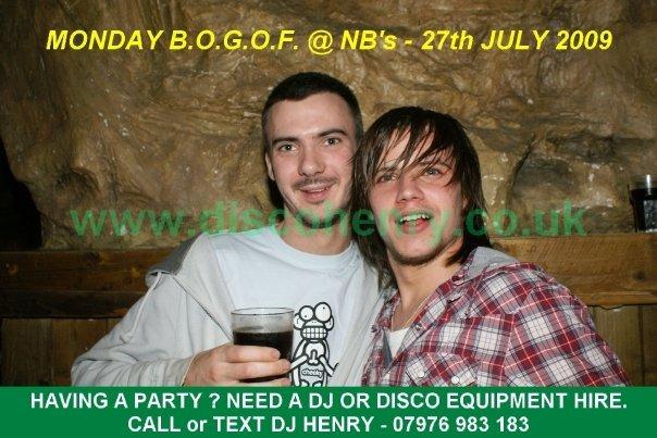 A BOGOF night out at Rev's and NB's in Bridge Street back in July 2009