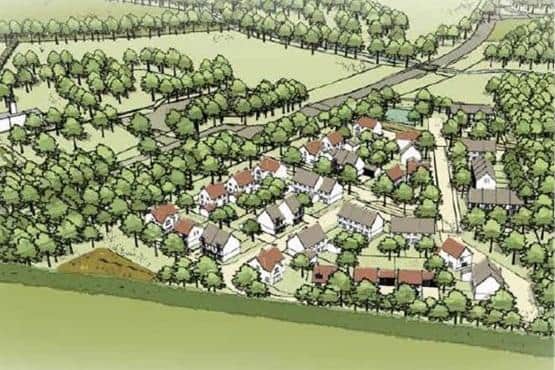 An artist's impression of what the site could look like