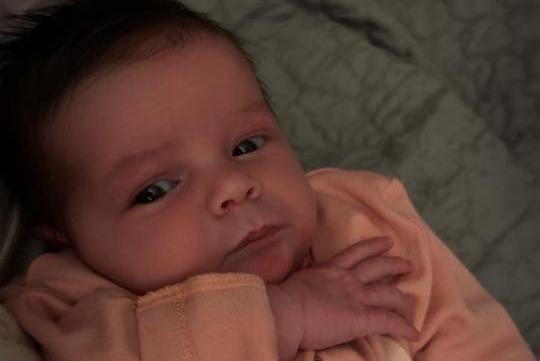 Araya born at 5.16pm on January 8 at Northampton General Hospital, weighing 7lbs 2oz.