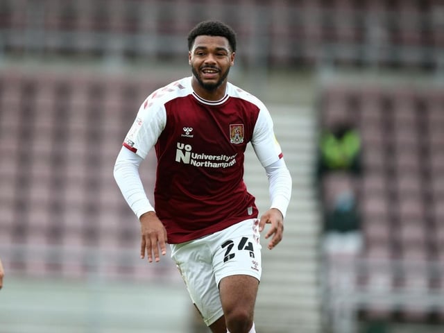Injury limited to just one substitute appearance for Cobblers in 2020. He's enjoyed a better time of it, scoring 11 goals for Scunthorpe, eight for Oldham and four for current loan club Altrincham