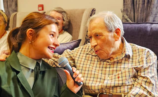 Elm Bank Care Home mark D-Day with an afternoon of music from the D-Day Dollies