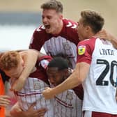 DREAM DEBUT: Northampton boy Ryan Haynes came off the bench to score the winner in his first game for his local club. Pictures: Pete Norton.