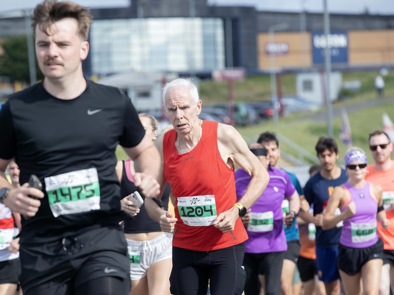 Hundreds of runners took part in the event on Sunday May 31, which started and ended at Sixfields Stadium.