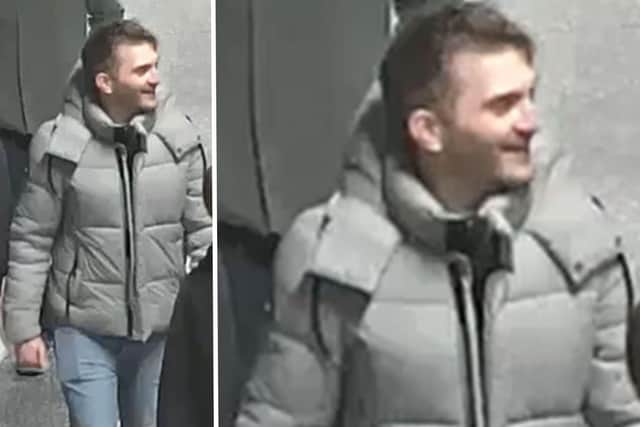 British Transport Police are hoping this man can help them with the enquiries into an alleged assault in London. Image: BTP / IMG