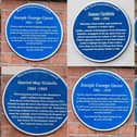 Eight new Blue Plaques have been installed across West Northamptonshire