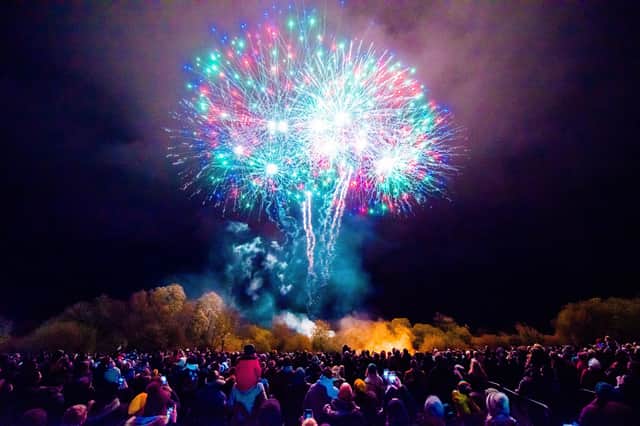 Fireworks display at Blackpit Brewery on Bonfire Night 2021. Photo by Ania Shrimpton.