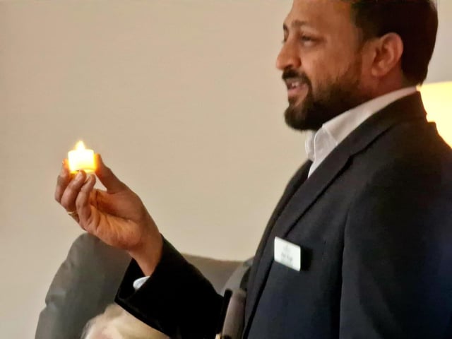 Hari spoke passionately about the Diwali traditions and history
