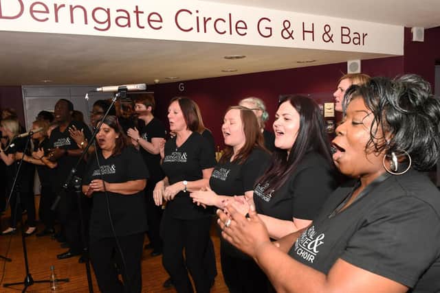 Royal & Derngate's Community Choir performing.