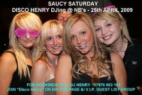 Nostalgic pictures from a 'saucy Saturday' night out at NB's 14 years ago