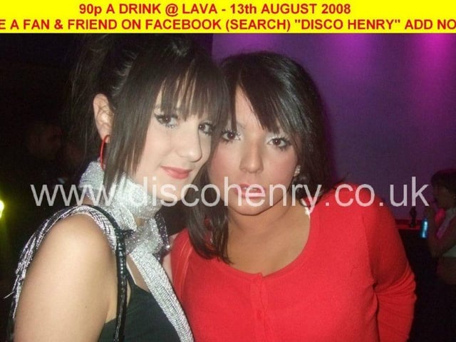Nostalgic pictures from a '90p a drink' night out at Lava in town