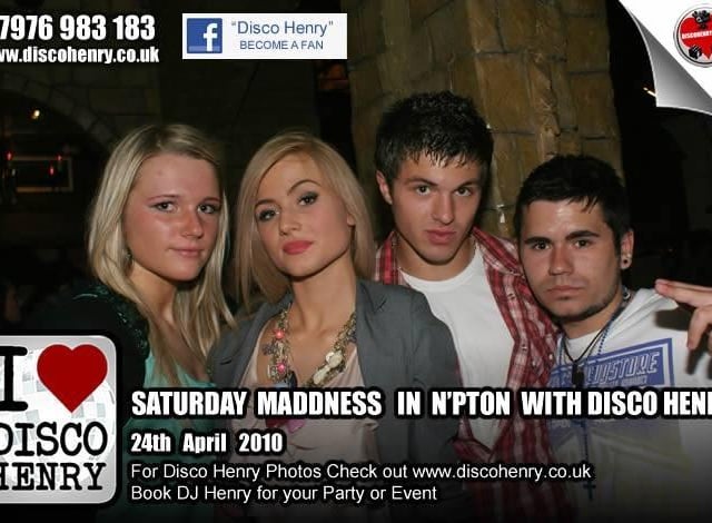 Nostalgic pictures from an April night out in town 13 years ago