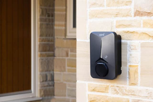 Cord EV charging point
