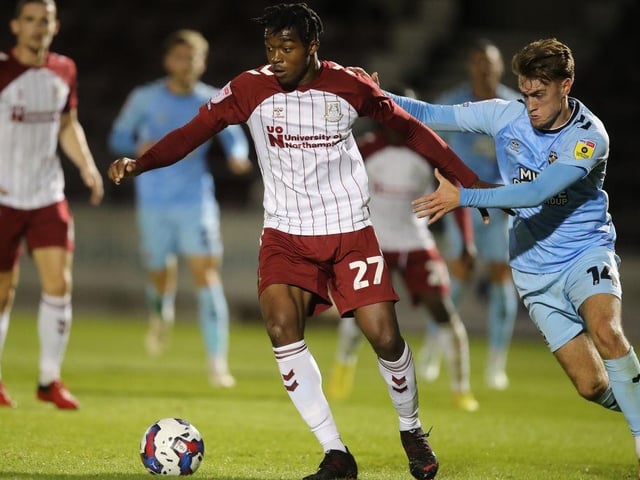Abimbola has already had a couple tastes of first team action, and he looks so at home even when up against seasoned EFL central midfield campaigners, as he was in this game ... 7