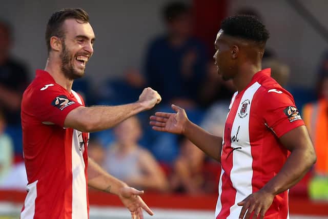 Shane Byrne (left) is on his way back to Brackley (photo by Pete Norton/Getty Images)