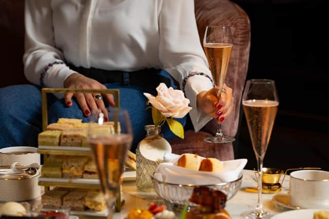 Afternoon tea is a treat in The Stage’s Champagne bar