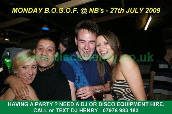 A BOGOF night out at Rev's and NB's in Bridge Street back in July 2009