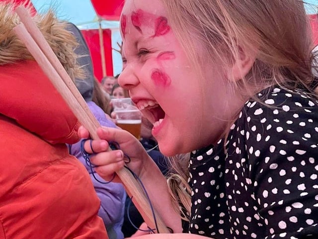 Children enjoyed the event that raised more than £3,600, which will be put towards a new outdoor classroom.